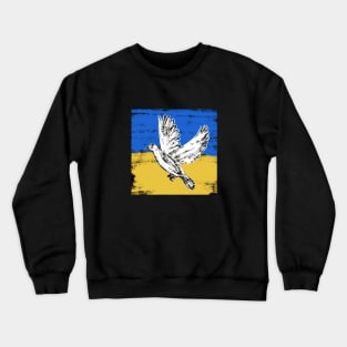 Dove of peace. Support Ukraine Crewneck Sweatshirt